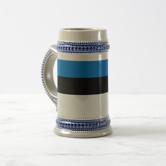 Mug avec drapeau d'Estonie (Devant gauche)