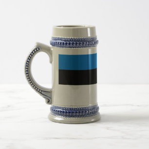 Mug avec drapeau d'Estonie
