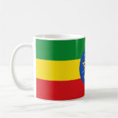Mug avec drapeau d'Ethiopie (Gauche)