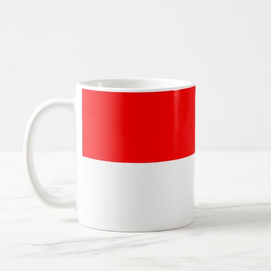 Mug avec drapeau d'Indonésie (Gauche)