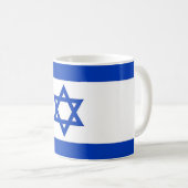 Mug avec drapeau d'Israël (Devant droit)