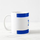 Mug avec drapeau d'Israël (Gauche)