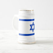 Mug avec drapeau d'Israël (Devant gauche)