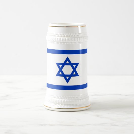 Mug avec drapeau d'Israël (Centre)