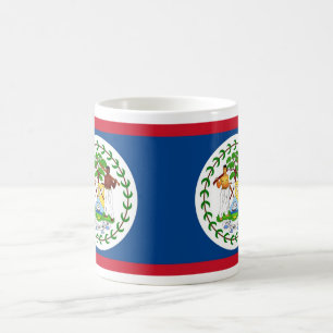 Mug avec drapeau du Belize