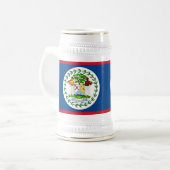 Mug avec drapeau du Belize (Devant gauche)