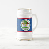 Mug avec drapeau du Belize (Devant droit)
