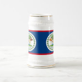Mug avec drapeau du Belize (Centre)