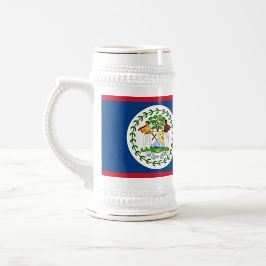Mug avec drapeau du Belize (Gauche)