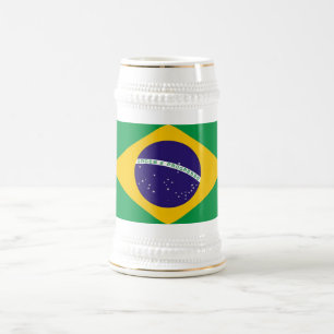 Mug avec drapeau du Brésil