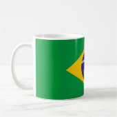 Mug avec drapeau du Brésil (Gauche)