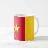 Mug avec drapeau du Cameroun (Devant droit)