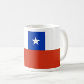 Mug avec drapeau du Chili (Devant droit)
