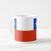 Mug avec drapeau du Chili (Devant gauche)