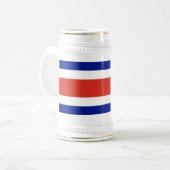 Mug avec drapeau du Costa Rica (Devant gauche)
