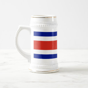 Mug avec drapeau du Costa Rica
