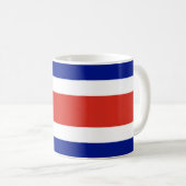 Mug avec drapeau du Costa Rica (Devant droit)