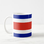 Mug avec drapeau du Costa Rica (Gauche)
