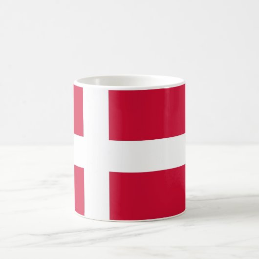 Mug avec drapeau du Danemark (Centre)