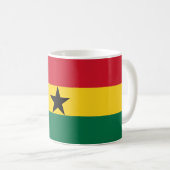 Mug avec drapeau du Ghana (Devant droit)