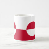 Mug avec drapeau du Groenland (Centre)