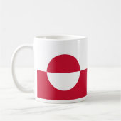 Mug avec drapeau du Groenland (Gauche)