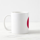 Mug avec drapeau du Japon (Gauche)