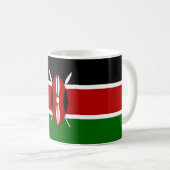 Mug avec drapeau du Kenya (Devant droit)