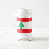 Mug avec drapeau du Liban (Devant gauche)