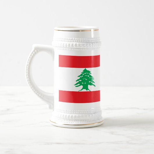Mug avec drapeau du Liban (Gauche)