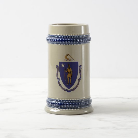 Mug avec Drapeau du Massachusetts Etat -USA (Centre)