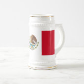 Mug avec drapeau du Mexique (Devant droit)
