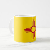 Mug avec Drapeau du Nouveau Mexique Etat - USA (Devant gauche)