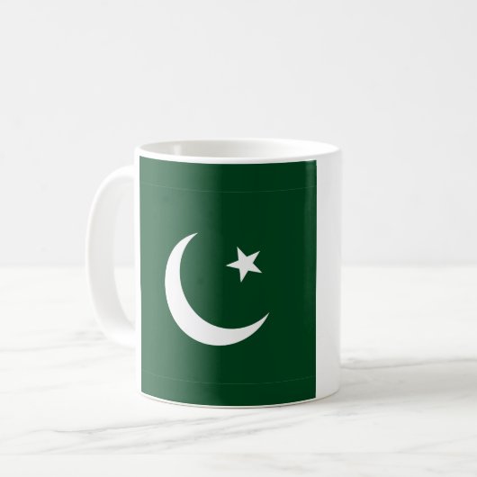 Mug avec drapeau du Pakistan (Devant gauche)