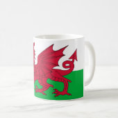 Mug avec drapeau du Pays de Galles (Devant droit)