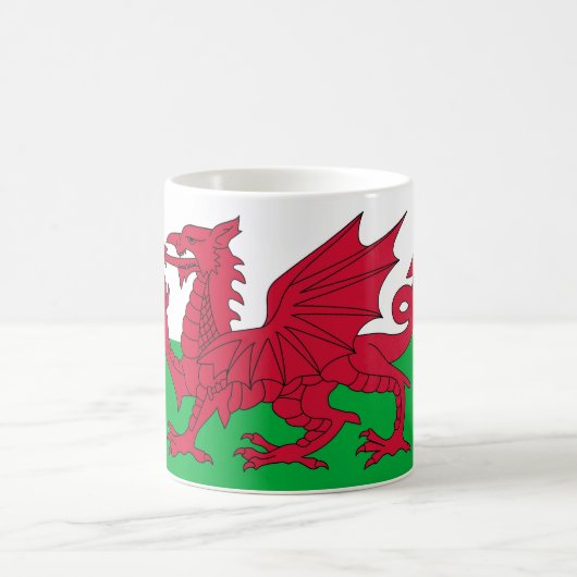 Mug avec drapeau du Pays de Galles (Centre)