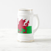 Mug avec drapeau du Pays de Galles (Devant droit)