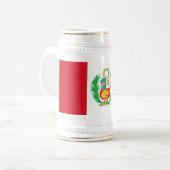 Mug avec drapeau du Pérou (Devant gauche)