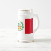 Mug avec drapeau du Pérou (Devant droit)