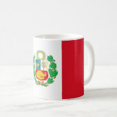 Mug avec drapeau du Pérou (Devant droit)
