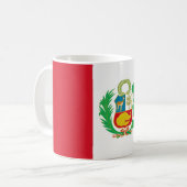 Mug avec drapeau du Pérou (Devant gauche)