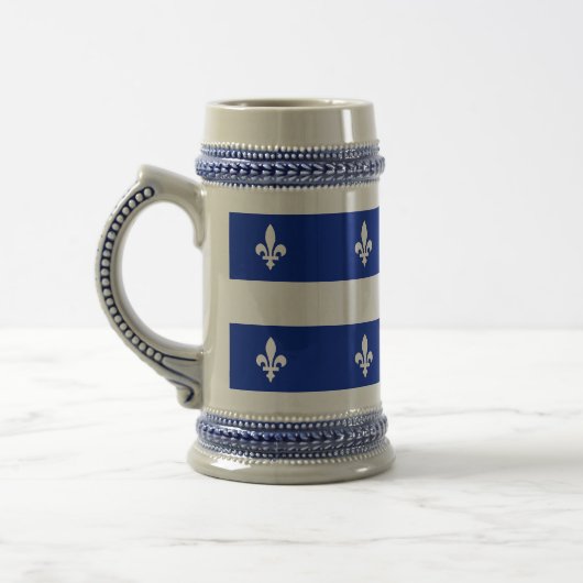 Mug avec drapeau du Québec, Canada (Gauche)