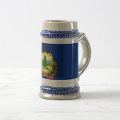 Mug avec Drapeau du Vermont State -USA (Devant droit)