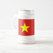 Mug avec drapeau du Vietnam (Devant gauche)