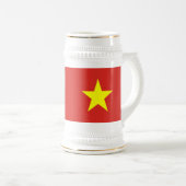Mug avec drapeau du Vietnam (Devant droit)