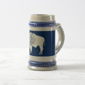 Mug avec Drapeau du Wyoming -USA (Devant droit)