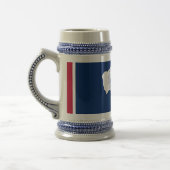 Mug avec Drapeau du Wyoming -USA (Gauche)