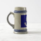 Mug avec Drapeau Louisiana State - USA (Gauche)