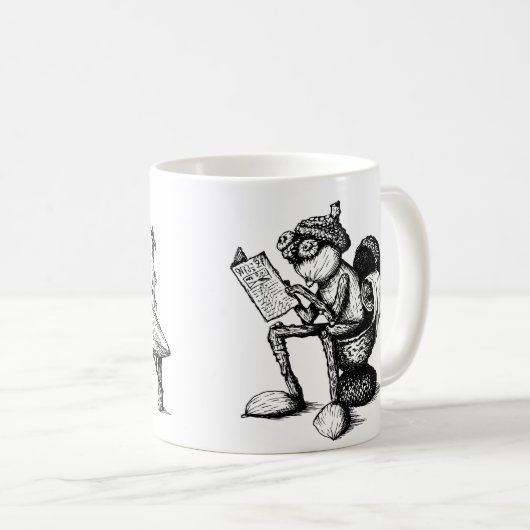 Mug avec elfes de glande (Devant droit)