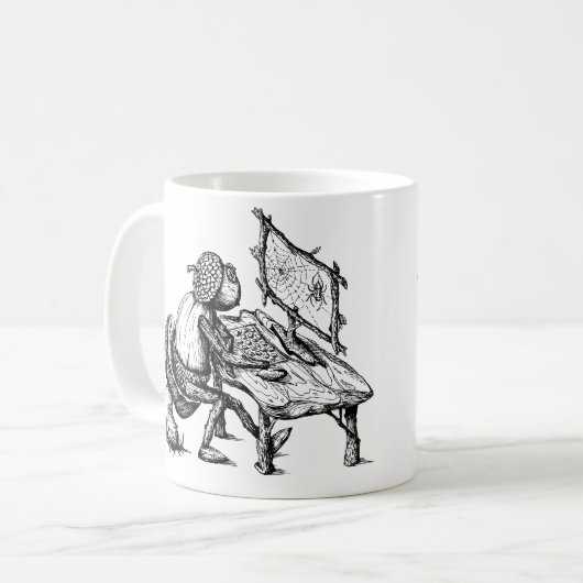 Mug avec elfes de glande (Devant gauche)